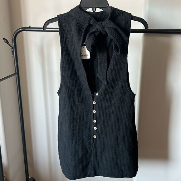 Free People Walk The Walk Mini Dress Black XS - Picture 4 of 7